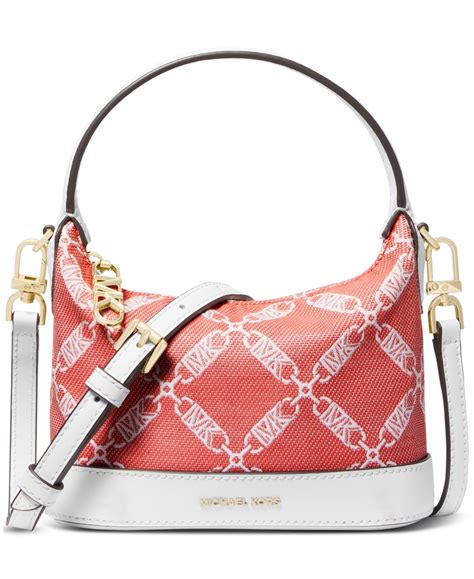 Michael Kors Wythe XS Top Handle Crossbody (Spiced Coral).